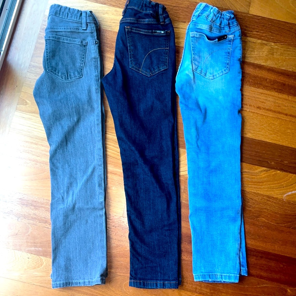 Boys Size 8 Denim Jeans Old Navy, Joe’s Adj. Waist Great Condition lot of 3